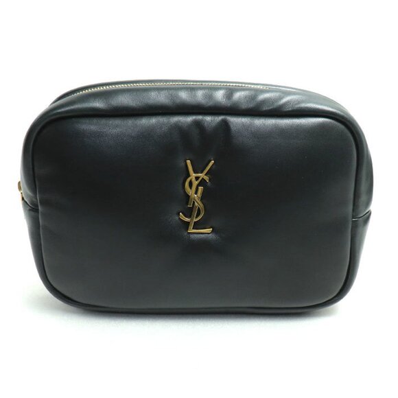 YVES SAINT LAURENT Black Pouch - Picture 1 of 6